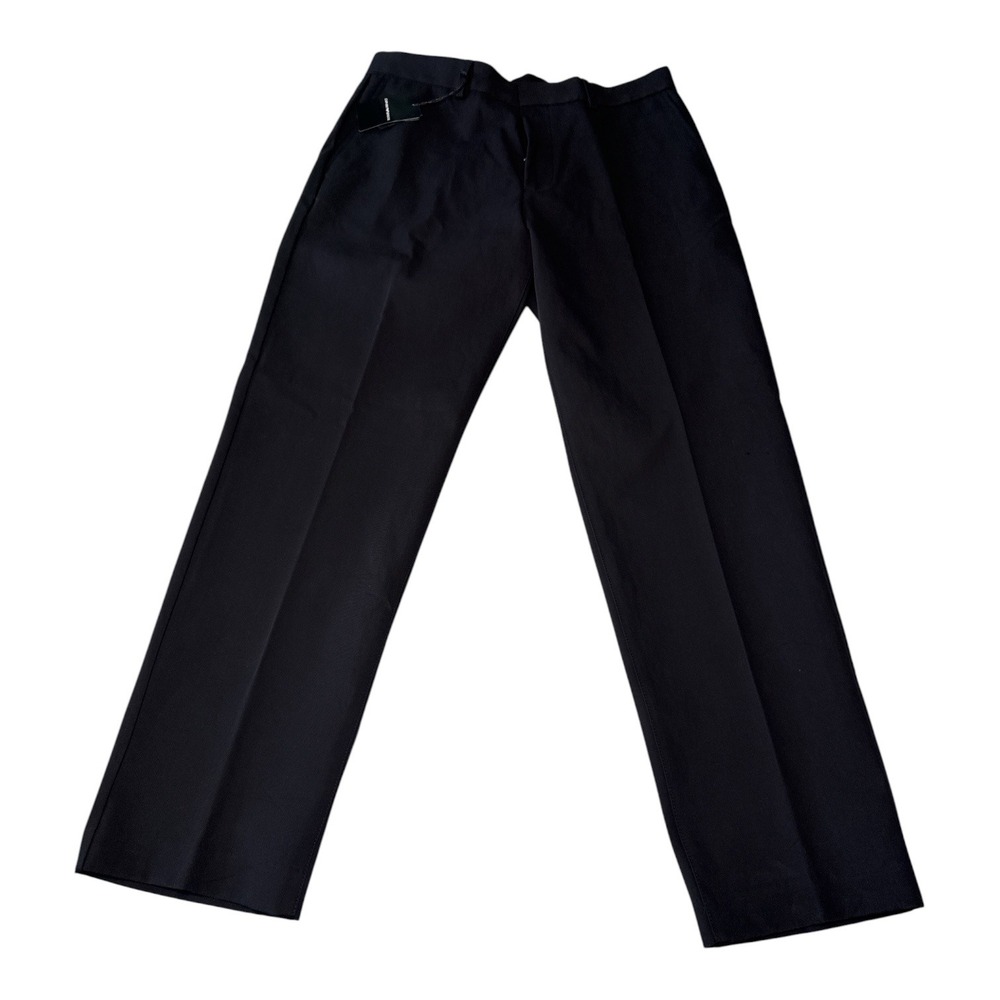 Emporio Armani Mens Black Beauty Pants EM005944 AF25890 Cotton Trousers, 36 in